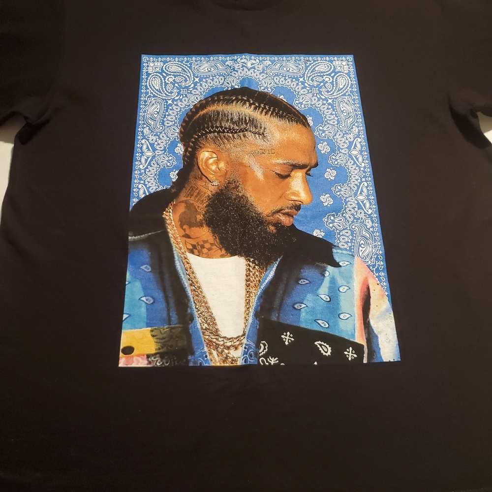 RIP Nipsey Hussle short sleeve Shaka T-shirt size XXL